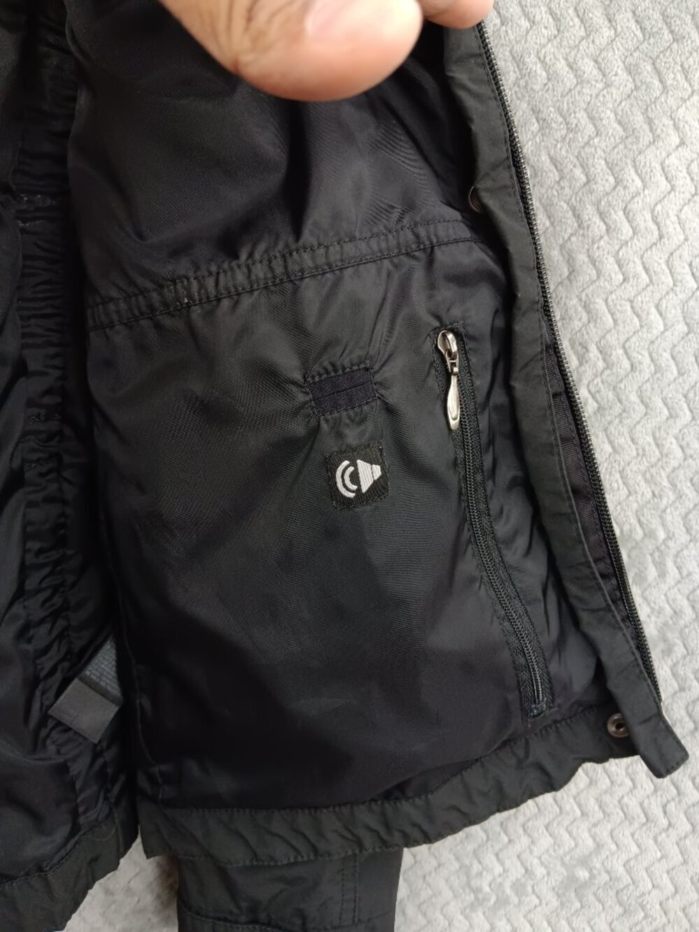 THE NORTH FACE Women's Jacket Black Size L Full Zip Hiking Outdoor Windbreaker - Picture 9 of 11